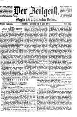 Der Zeitgeist Sonntag 2. Juli 1876