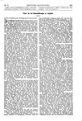 Deutsche Bauzeitung 〈Berlin〉 Samstag 24. Juni 1876