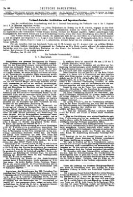 Deutsche Bauzeitung 〈Berlin〉 Mittwoch 26. Juli 1876