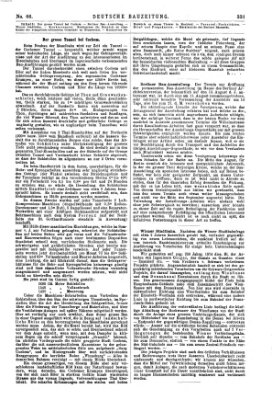 Deutsche Bauzeitung 〈Berlin〉 Mittwoch 16. August 1876