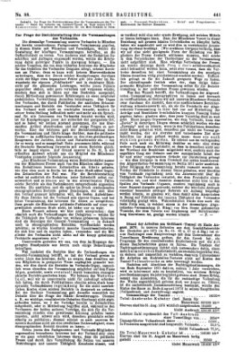 Deutsche Bauzeitung 〈Berlin〉 Mittwoch 1. November 1876