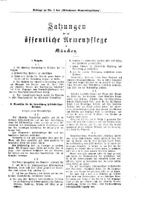 Münchener Gemeinde-Zeitung Sonntag 23. Januar 1876