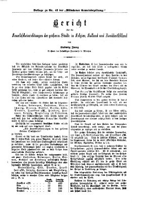 Münchener Gemeinde-Zeitung Sonntag 28. Mai 1876