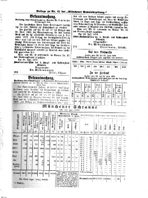 Münchener Gemeinde-Zeitung Sonntag 30. Juli 1876