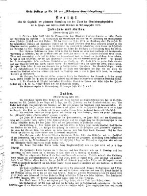 Münchener Gemeinde-Zeitung Donnerstag 7. Dezember 1876