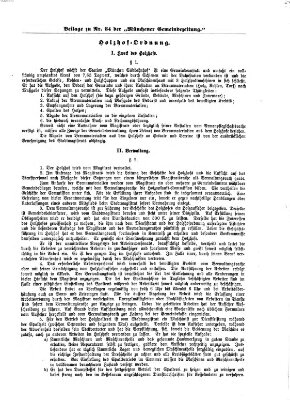 Münchener Gemeinde-Zeitung Donnerstag 19. Oktober 1876