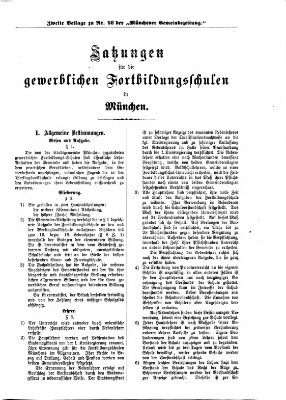 Münchener Gemeinde-Zeitung Donnerstag 7. Dezember 1876