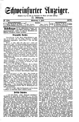 Schweinfurter Anzeiger Mittwoch 5. Juli 1876