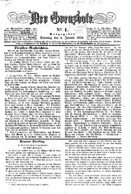 Der Grenzbote Sonntag 2. Januar 1876