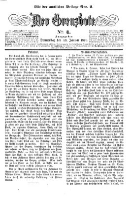 Der Grenzbote Donnerstag 13. Januar 1876