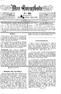 Der Grenzbote Donnerstag 8. Juni 1876