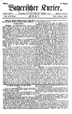 Bayerischer Kurier Donnerstag 6. Januar 1876