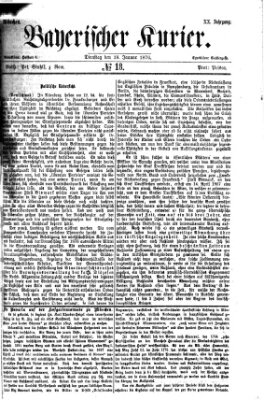 Bayerischer Kurier Dienstag 18. Januar 1876