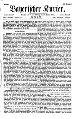 Bayerischer Kurier Sonntag 30. Januar 1876