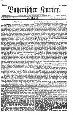 Bayerischer Kurier Montag 21. Februar 1876