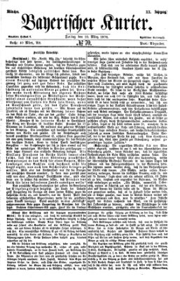 Bayerischer Kurier Freitag 10. März 1876