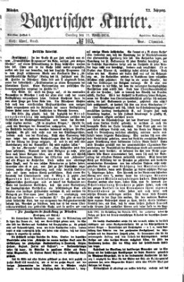 Bayerischer Kurier Samstag 15. April 1876