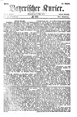 Bayerischer Kurier Mittwoch 3. Mai 1876