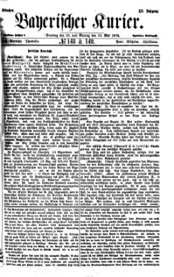 Bayerischer Kurier Sonntag 28. Mai 1876