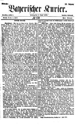 Bayerischer Kurier Freitag 9. Juni 1876