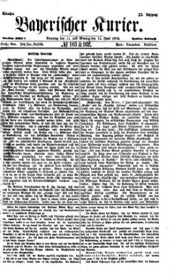 Bayerischer Kurier Sonntag 11. Juni 1876