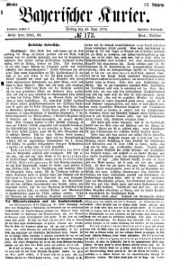 Bayerischer Kurier Freitag 23. Juni 1876