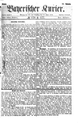 Bayerischer Kurier Montag 26. Juni 1876