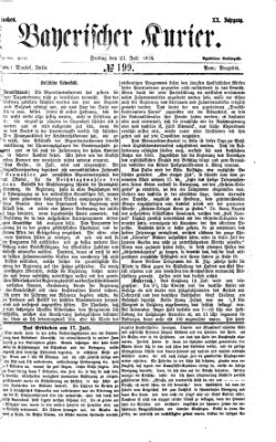 Bayerischer Kurier Freitag 21. Juli 1876