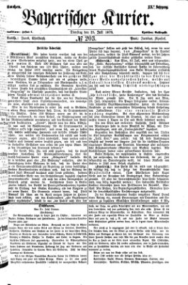 Bayerischer Kurier Dienstag 25. Juli 1876