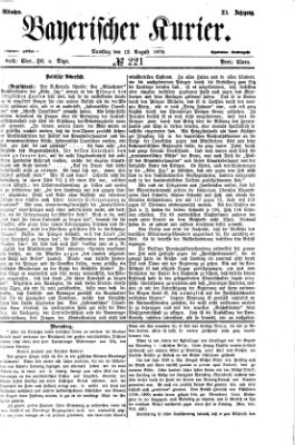 Bayerischer Kurier Samstag 12. August 1876