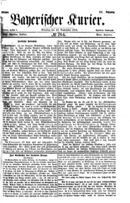 Bayerischer Kurier Dienstag 26. September 1876