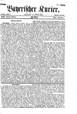 Bayerischer Kurier Freitag 13. Oktober 1876