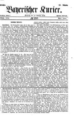 Bayerischer Kurier Mittwoch 18. Oktober 1876