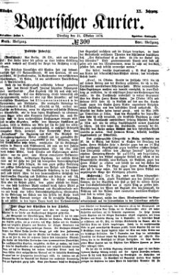 Bayerischer Kurier Dienstag 31. Oktober 1876