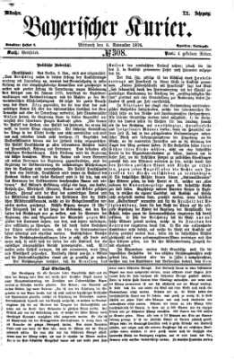 Bayerischer Kurier Mittwoch 8. November 1876