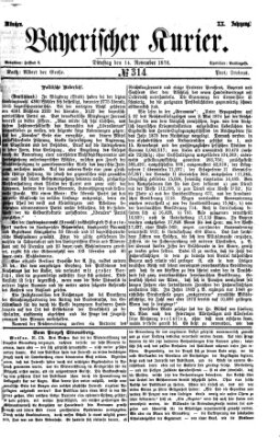 Bayerischer Kurier Dienstag 14. November 1876