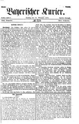 Bayerischer Kurier Samstag 25. November 1876