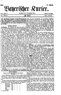 Bayerischer Kurier Samstag 2. Dezember 1876