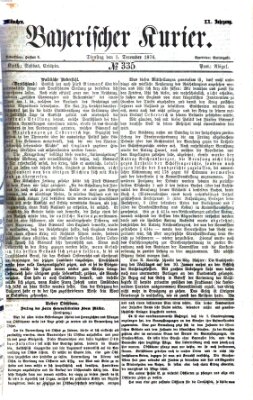 Bayerischer Kurier Dienstag 5. Dezember 1876