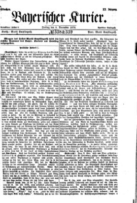 Bayerischer Kurier Freitag 8. Dezember 1876