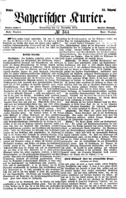 Bayerischer Kurier Donnerstag 14. Dezember 1876