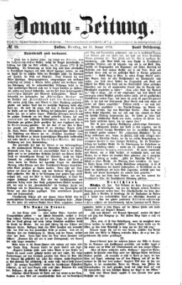 Donau-Zeitung Dienstag 25. Januar 1876