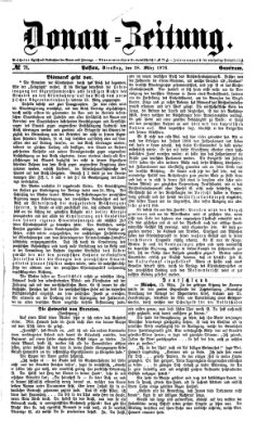 Donau-Zeitung Dienstag 28. März 1876