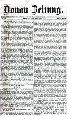 Donau-Zeitung Samstag 6. Mai 1876