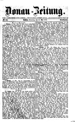 Donau-Zeitung Sonntag 14. Mai 1876