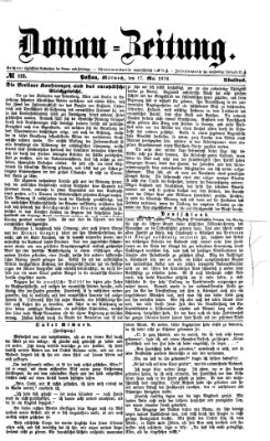 Donau-Zeitung Mittwoch 17. Mai 1876