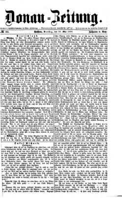 Donau-Zeitung Dienstag 16. Mai 1876