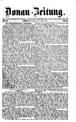 Donau-Zeitung Mittwoch 7. Juni 1876