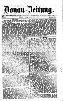 Donau-Zeitung Samstag 10. Juni 1876