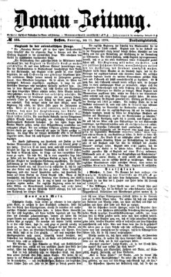Donau-Zeitung Sonntag 11. Juni 1876